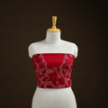 Bengal Kantha Hand Embroidered Cotton Blouse Piece 87