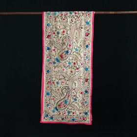 Ranihati Chanderi Silk Hand Embroidered Stole 143