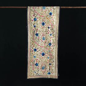 Ranihati Chanderi Silk Hand Embroidered Stole 142