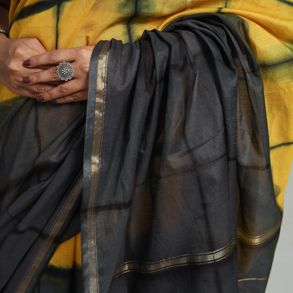 shibori silk saree