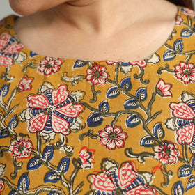 Buy Bagru Kalamkari Block Printed Cotton Stitched Blouse 10 