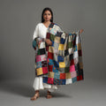 Multicolor - reversible cotton patchwork dupatta 01