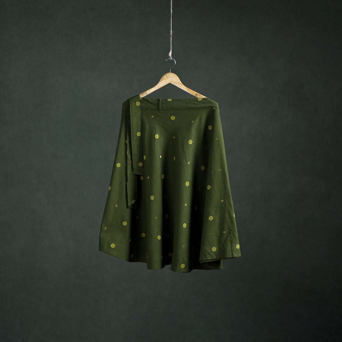 Jacquard Cotton Wrap Around Skirt 170