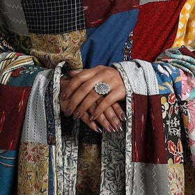 Multicolor - reversible cotton patchwork dupatta 01