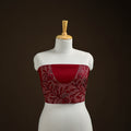 Bengal Kantha Hand Embroidered Cotton Blouse Piece 96