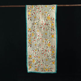 Ranihati Chanderi Silk Hand Embroidered Stole 137