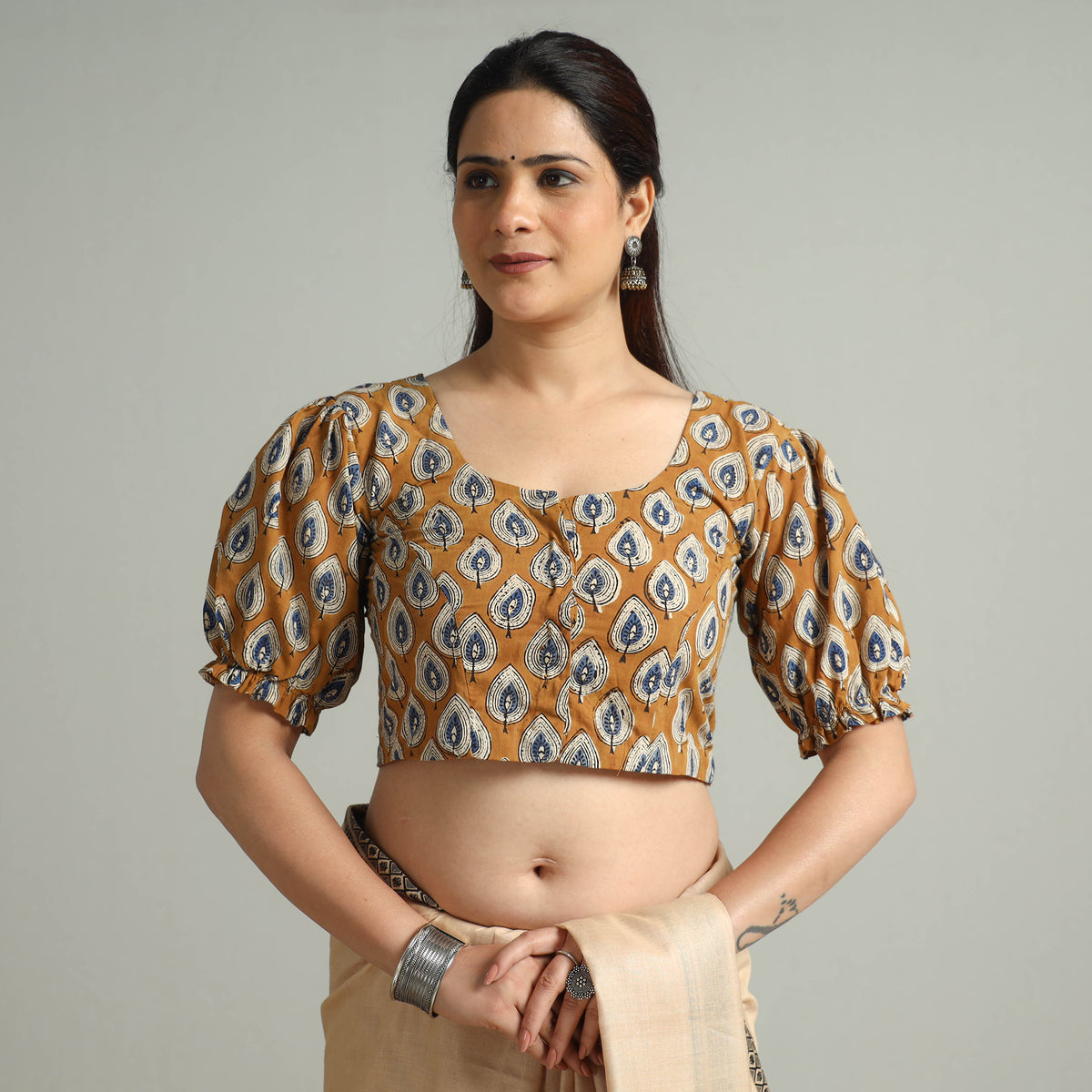 Bagru Stitched Blouse