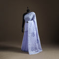 Hand Embroidered Terivoile Cotton Lucknowi Chikankari Saree 01