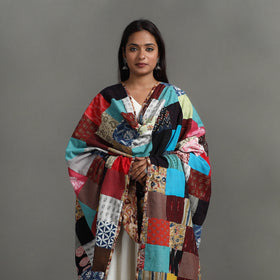 Multicolor - reversible cotton patchwork dupatta 02