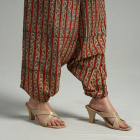  Bagru Block Print Cotton Elasticated Harem Pant