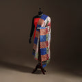 Multicolor - Bengal Hand Embroidery Patchwork Reversible Silk Kantha Dupatta 10
