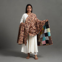 Multicolor - Reversible Block Print Cotton Patchwork Dupatta 02