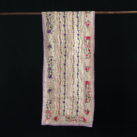 Ranihati Chanderi Silk Hand Embroidered Stole 133