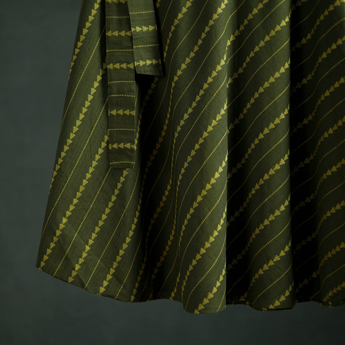 Jacquard Cotton Wrap Around Skirt 172