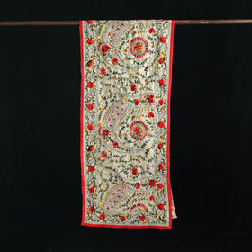 Ranihati Chanderi Silk Hand Embroidered Stole 131