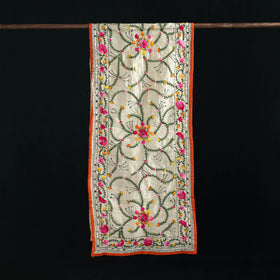 Ranihati Chanderi Silk Hand Embroidered Stole 129