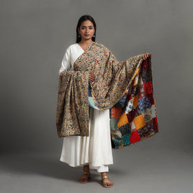 Multicolor - reversible cotton patchwork dupatta 03