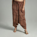  Bagru Block Print Cotton Elasticated Harem Pant