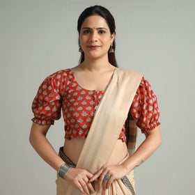 Buy Bagru Dabu Block Printed Cotton Stitched Blouse 02 Online at iTokri.com
