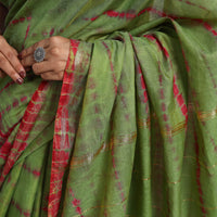 shibori silk saree