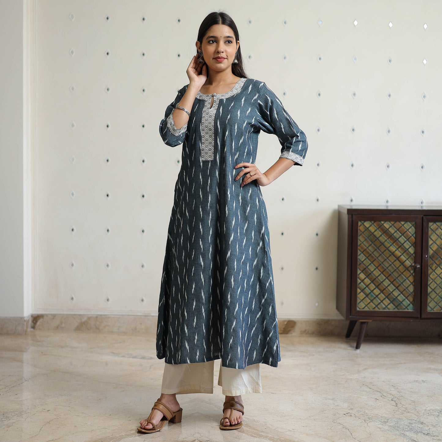 pochampally ikat kurta