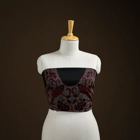 Bengal Kantha Hand Embroidered Cotton Blouse Piece 109