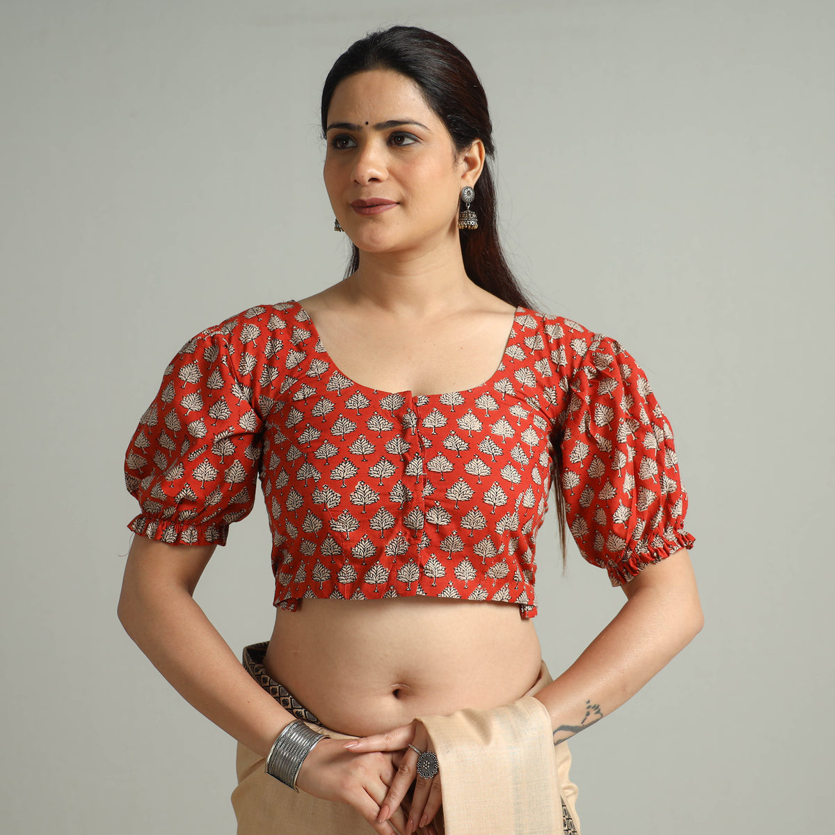 Bagru Stitched Blouse