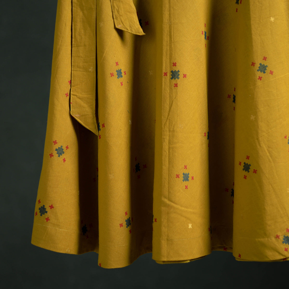Jacquard Cotton Wrap Around Skirt 175