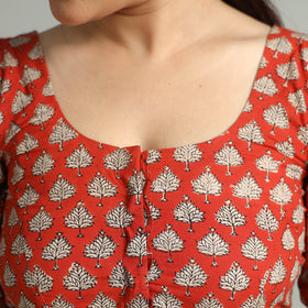 Buy Bagru Dabu Block Printed Cotton Stitched Blouse 02 Online at iTokri.com