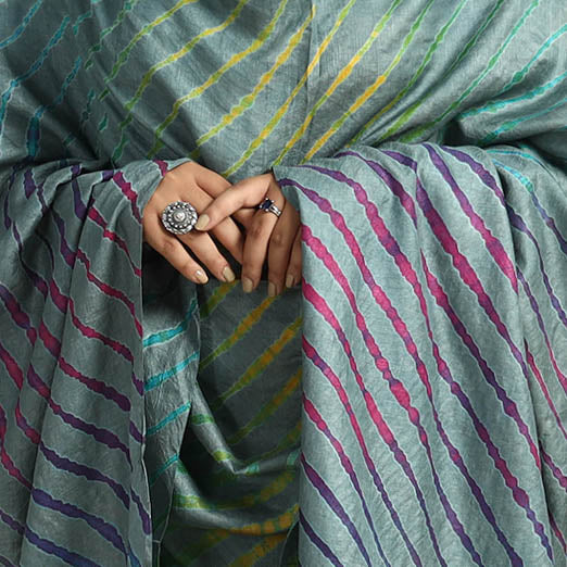 Leheriya Silk Dupatta