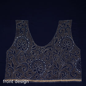 Bengal Kantha Hand Embroidered Cotton Blouse Piece 113