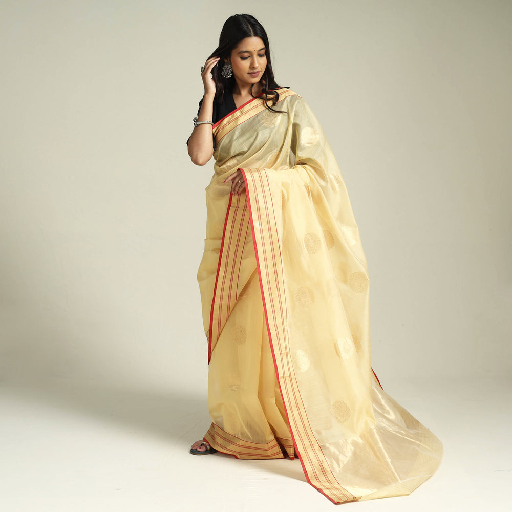 chanderi silk saree