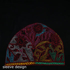 Bengal Kantha Hand Embroidered Cotton Blouse Piece 111