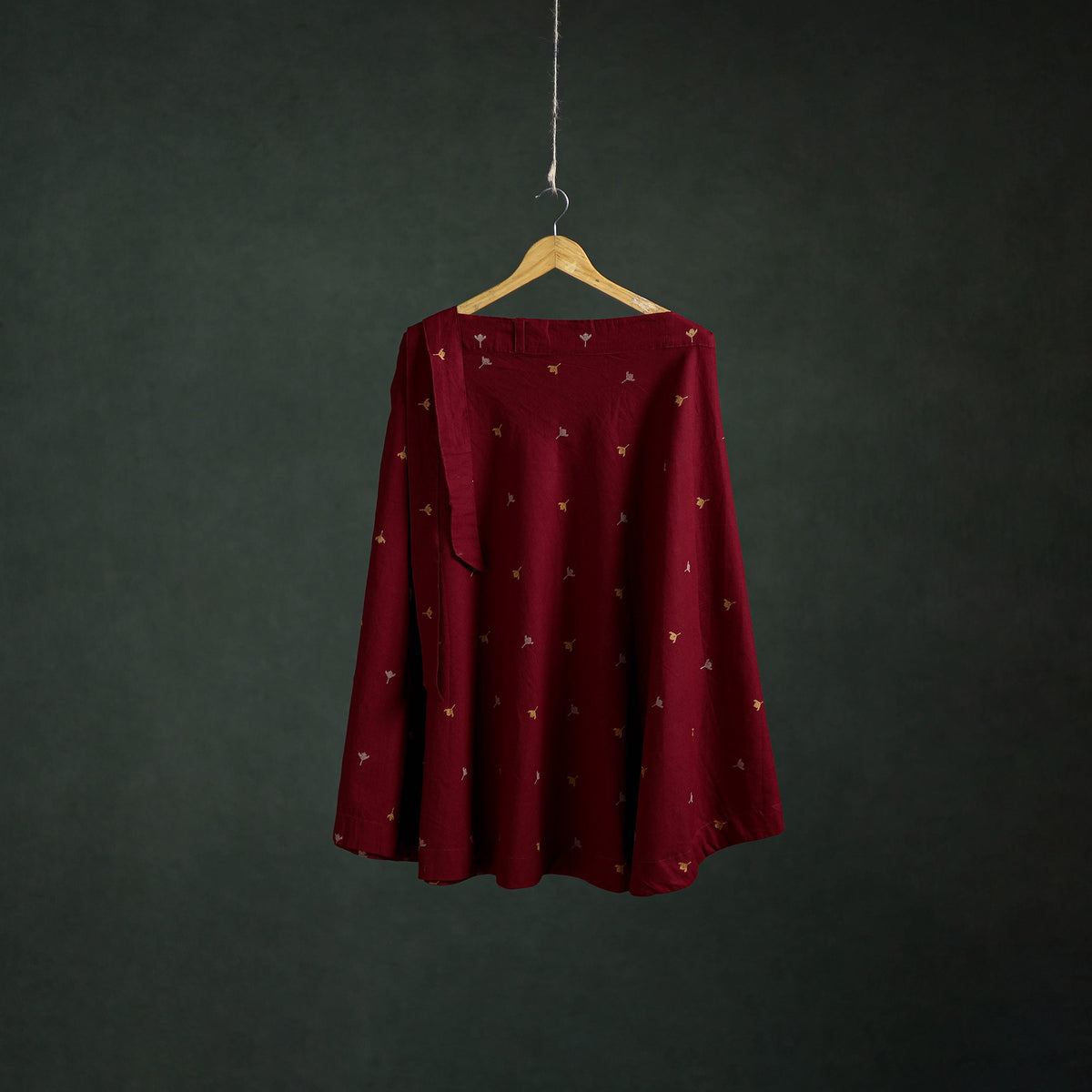 Jacquard Cotton Wrap Around Skirt 177