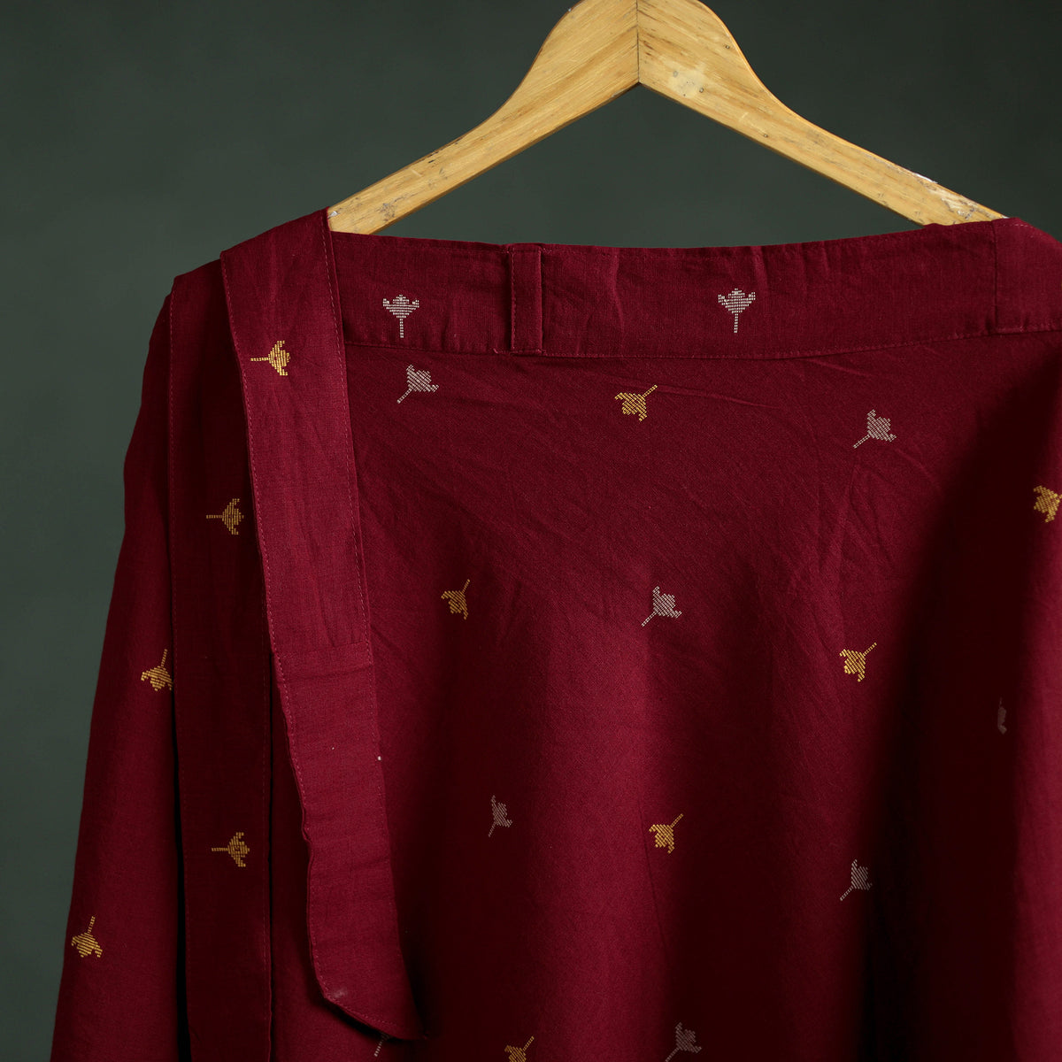Jacquard Cotton Wrap Around Skirt 177