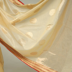  Traditional Chanderi Silk Handloom Zari Work Saree by Rauph Khan 