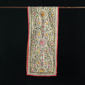 Ranihati Chanderi Silk Hand Embroidered Stole 114