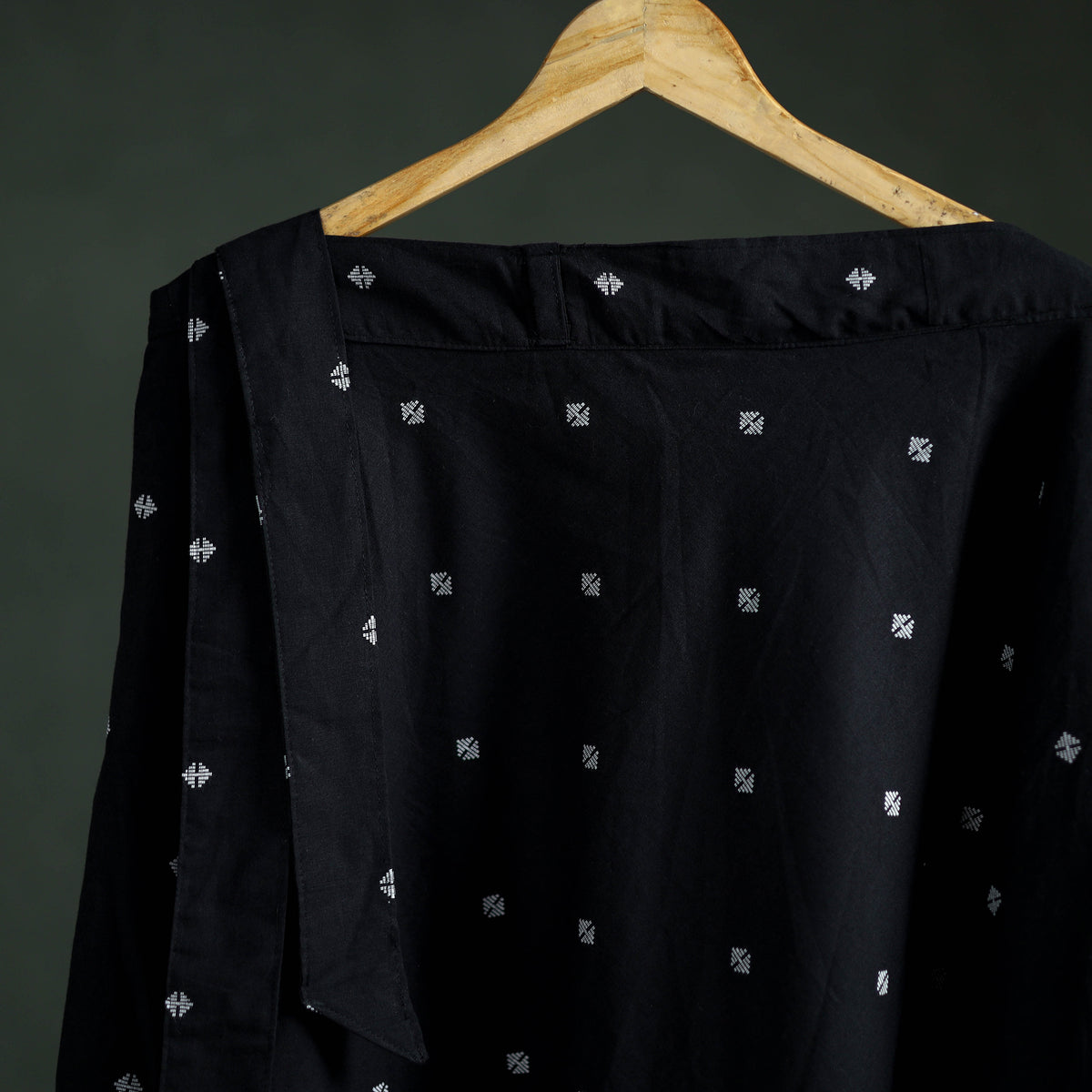 Jacquard Cotton Wrap Around Skirt 178