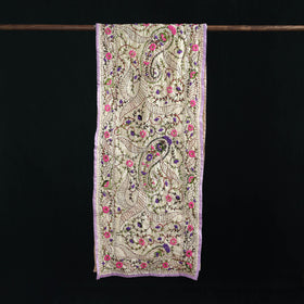 Ranihati Chanderi Silk Hand Embroidered Stole 111