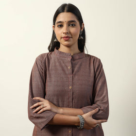 Buy  Jhiri Handloom Cotton Straight Long Kurta Online l iTokri.com