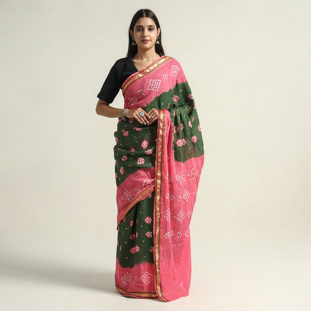 bandhani saree