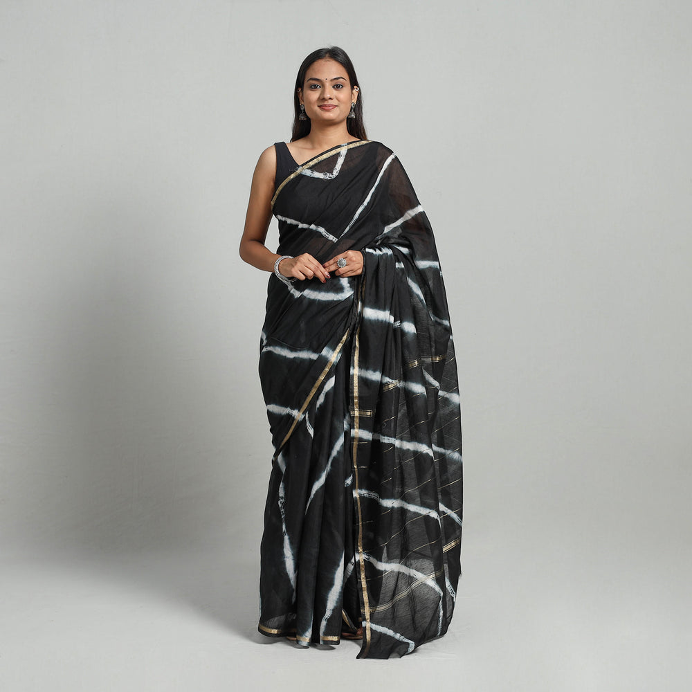 shibori silk saree