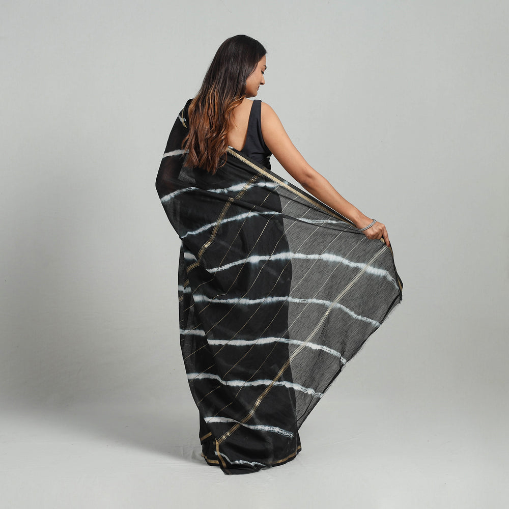 shibori silk saree