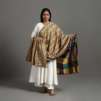 Multicolor - Reversible Block Print Cotton Patchwork Dupatta 09