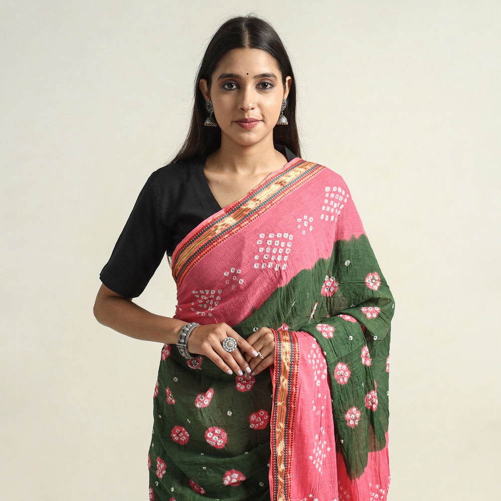 bandhani saree