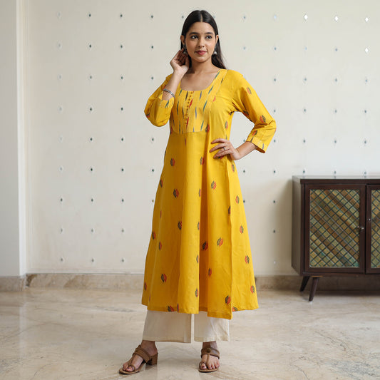 jacquard kurta