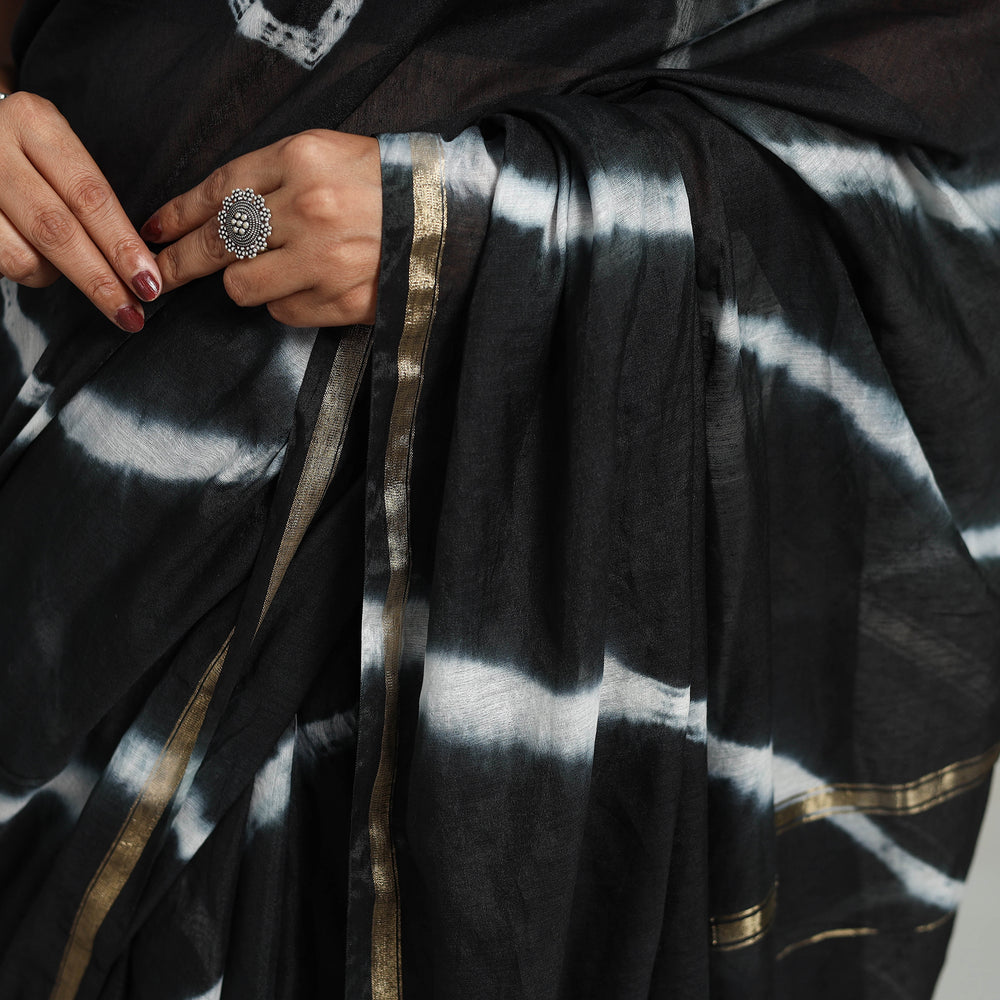 shibori silk saree