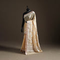 Hand Embroidered Kota Doria Cotton Lucknowi Chikankari Saree with Border 10