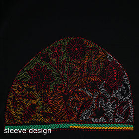 Bengal Kantha Hand Embroidered Cotton Blouse Piece 104