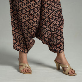  Bagru Block Print Cotton Elasticated Harem Pant